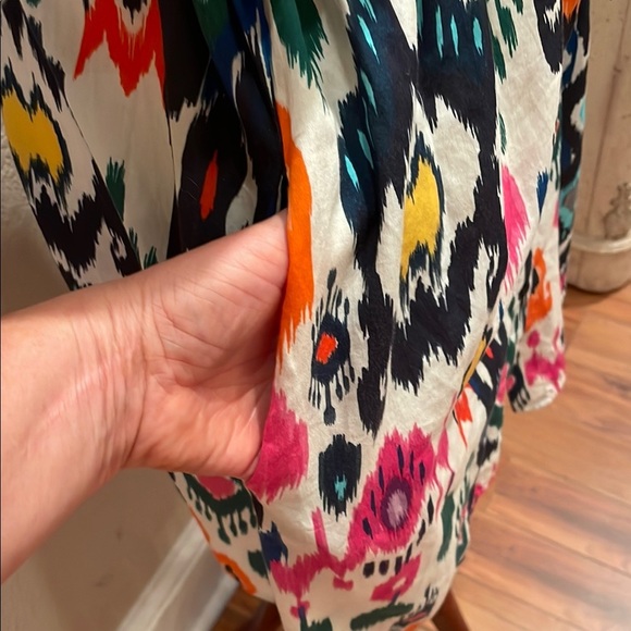 VILAGALLO Button Down Dress with Notched Collar SZ 42/Lg - Picture 4 of 8